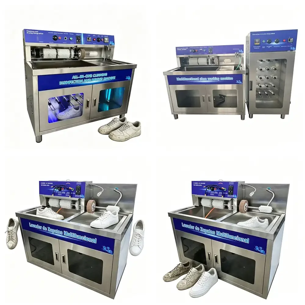 Commercial Automatic Washing Machine for Shoes Sneaker Cleaning Machine Tennis Shoes Washine Machine Disinfection and Drying