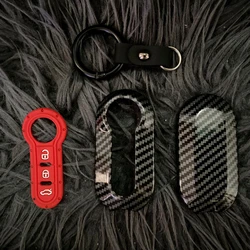 ABS Car Remote Key Case Cover Shell Fob For Fiat 500 Ducato Panda 500L Punto Lancia Musa For Citroen Jumper For Peugeot Boxer