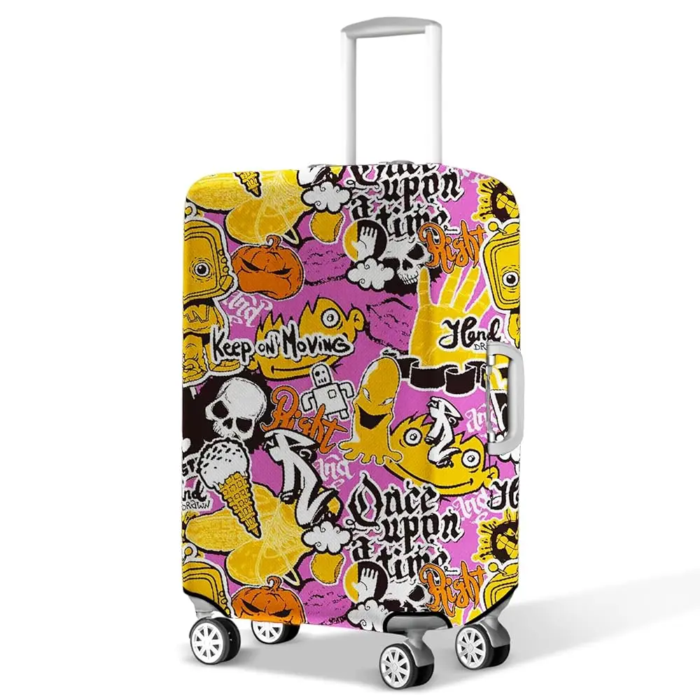 

Free ShippingCovers for Suitcase Protector Tsa Approved Fits 26-28 Inch Luggage, Custom Baggage Cover for Travel Anti Scratch Di