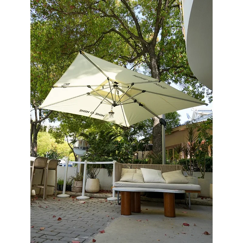 Roman Umbrella, Sunshade Umbrella, Outdoor Courtyard Umbrella, Coffee Shop, Sun Umbrella, Terrace, Sunshade, Villa, Small Courty