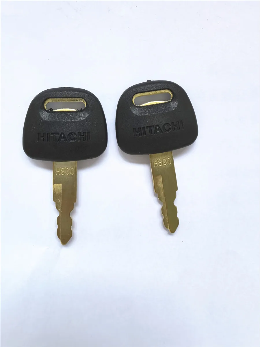 

2PCS H800 Key for Hitachi Excavator EX60 EX120 EX200 ZAX200 ZAX220 Heavy Equipment