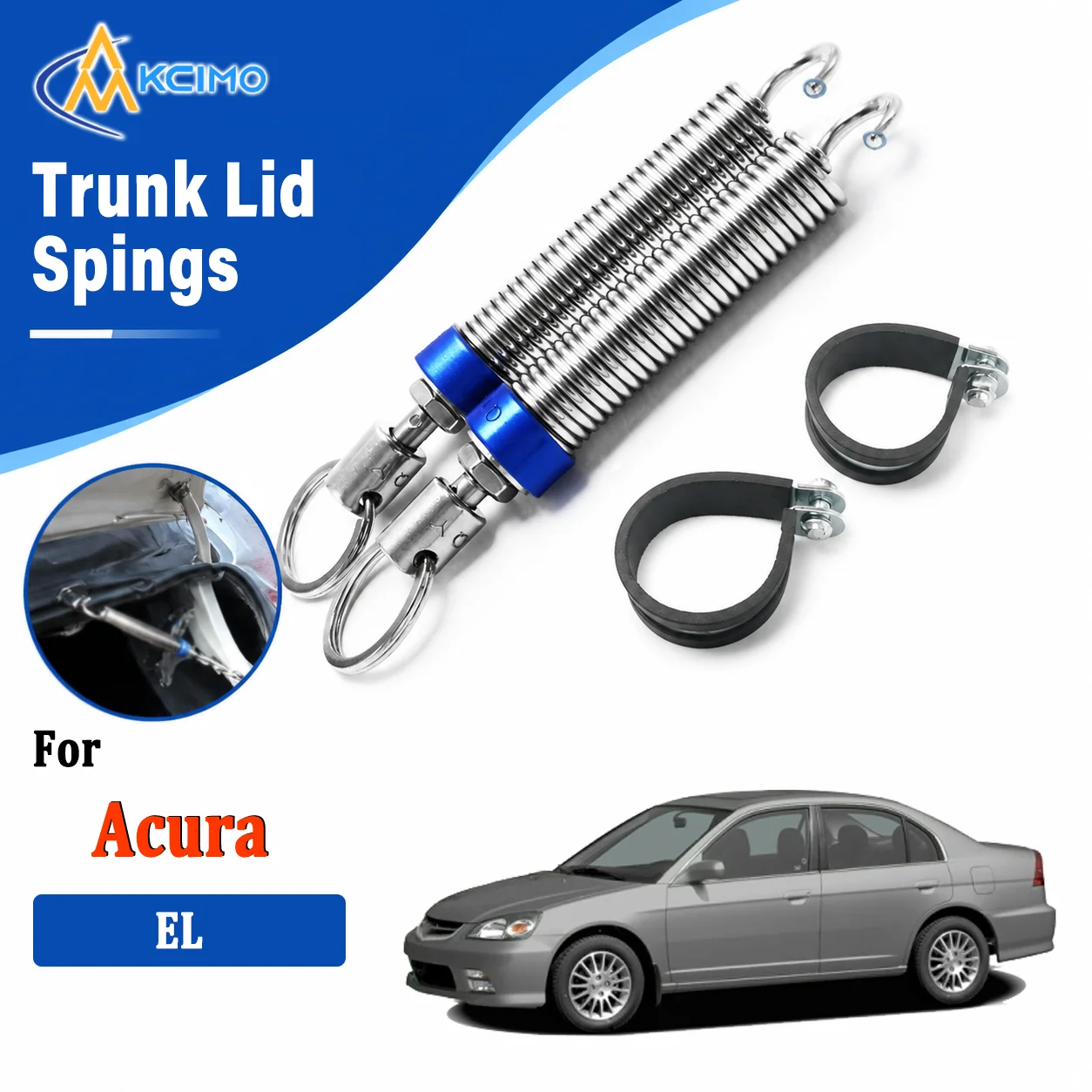 For Acura EL Premium Adjustable Car Trunk Boot Lid Auto‑Lift Spring High‑Carbon Alloy Steel Trunk Lid Opening Assist