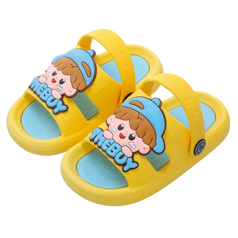 Cute Cartoon Girl Pattern Sandals for Kids | Anti-Slip & Breathable Summer Shoes