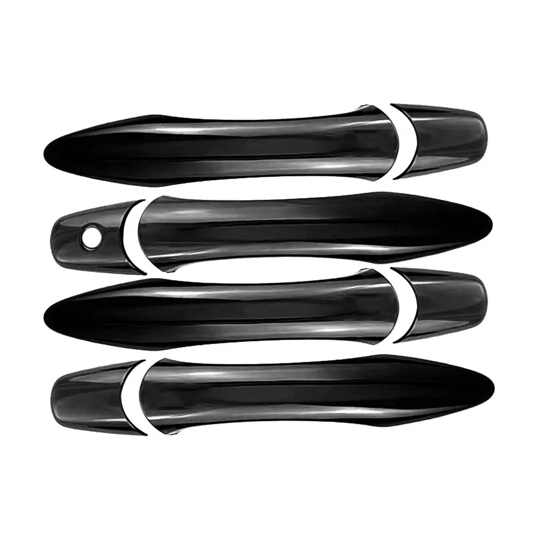 

8pcs/set Glossy Black ABS Exterior Door Handle Cover Trim Fit for Infiniti QX80 SUV 2014 2015 2016 2017 2018 2019 2020 2021-2024