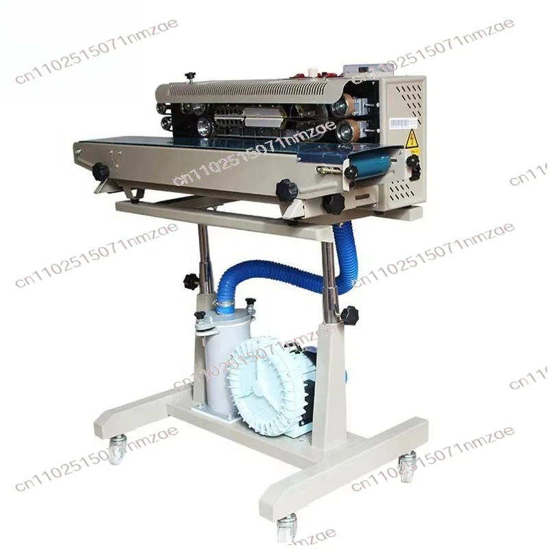 Gas Filling Continuous Band Sealing Machine Automatic Bag Sealer for Industrial Commercial Use