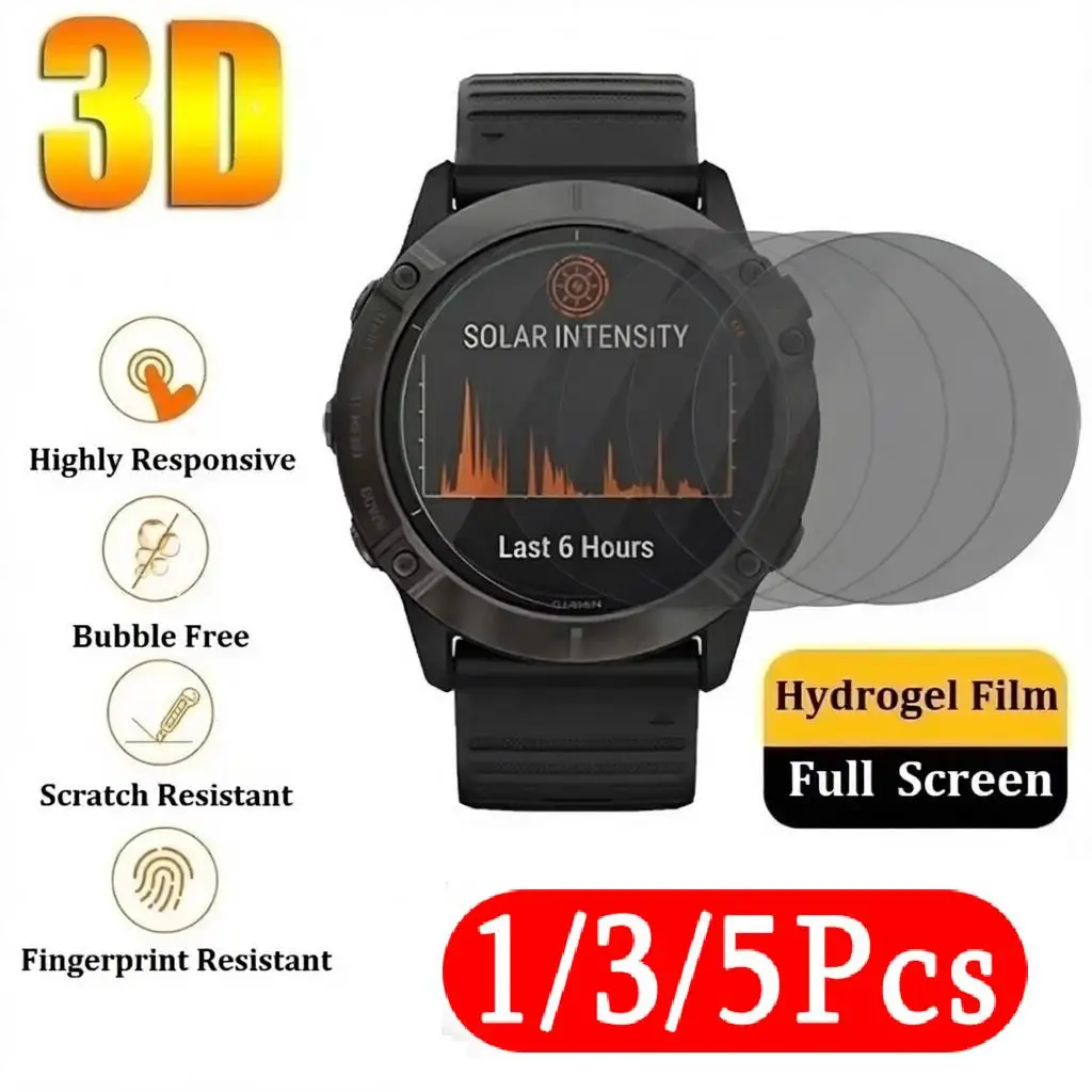 1-5Pcs Privacy Hydrogel Film For Garmin Forerunner 165 965 945 935 220 225 230 235 255s 735XT 620 Anti-Scratch Screen Protector