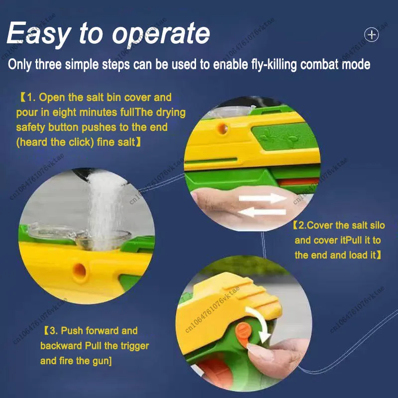 Nowo ulepszony laserowy celownik 3.0 i pistolet do zabijania komarów, pistolet do soli, strzelba, pistolet zabawkowy dla dorosłych, pistolet do zabijania much, pistolet do zabijania komarów