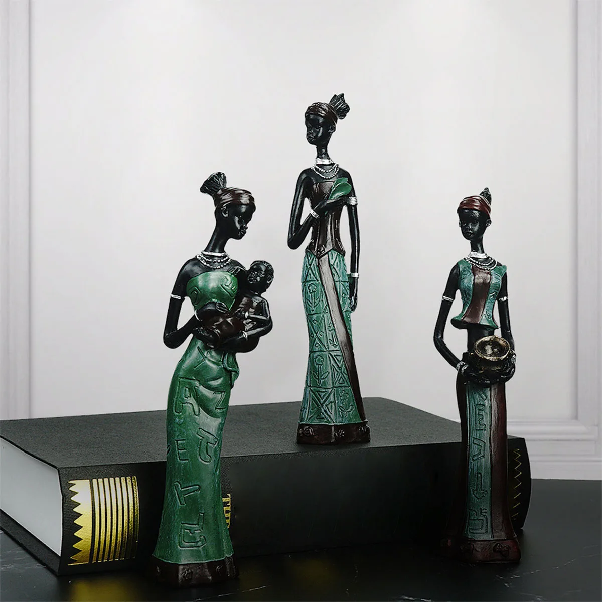 

Modern Art Decor Statue, Modern Resin Sculptures Decorative, Home Decoration for Living Room Office Bookshelf Desktop Ornament