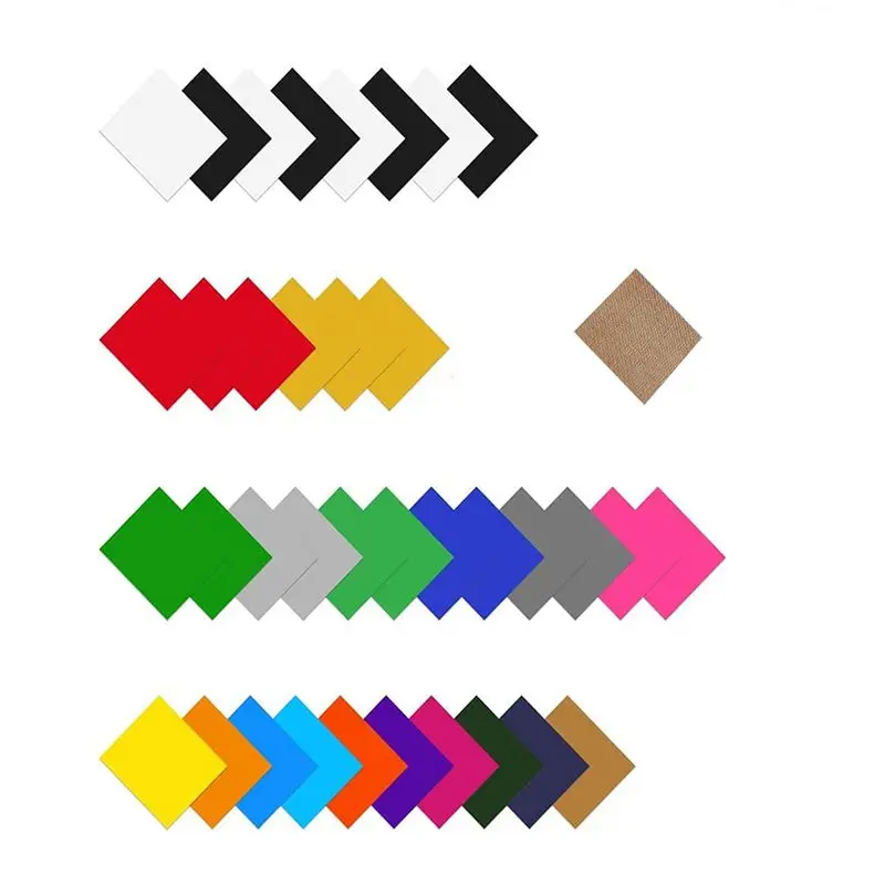 ABNH HTV نقل الحرارة الفينيل حزمة 36 قطعة 12X10In HTV صفائح الفينيل ، الحديد على الفينيل لآلة الحرارة لتقوم بها بنفسك الأقمشة تي شيرت