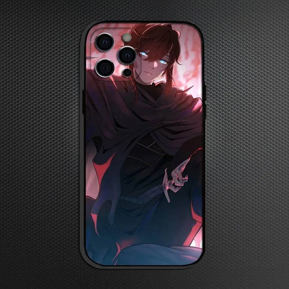 حافظة هاتف B-Beginning A-After The End لهاتف iPhone 16,15,14,13,12,11 Plus, Pro Max, أخرى غطاء أسود ناعم