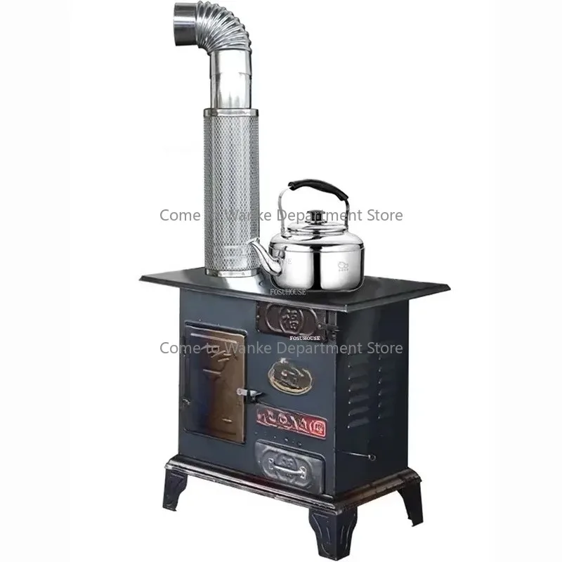 Modern Simple  Fire Wood Heater Stove Home Indoor Fireplace Outdoor Camping Bonfire Party  Cast Iron Winter Brazier