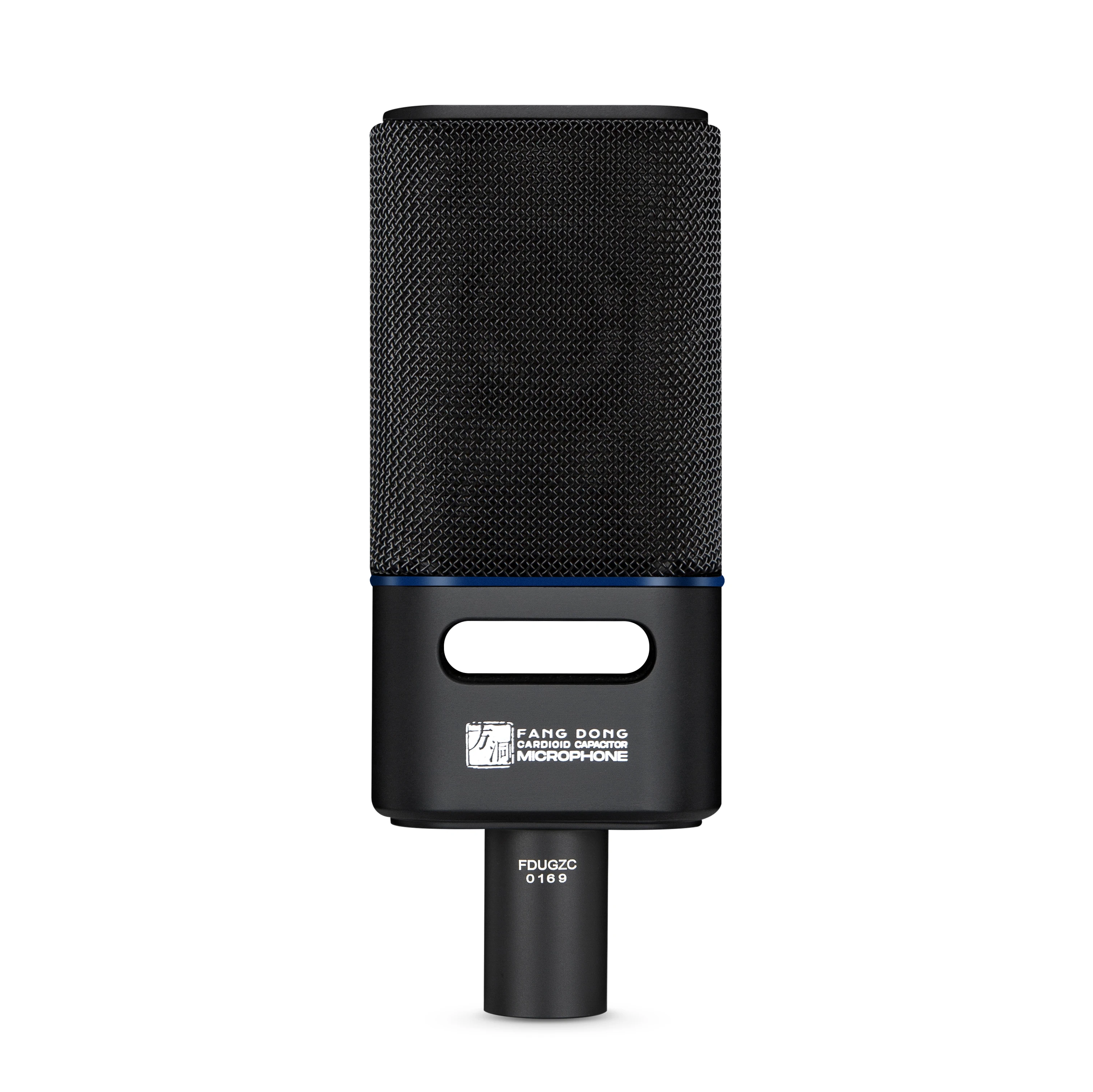 BAIFEILI FD10 Mikrofon Kondensor Diafragma Besar Profesional dengan Shock Mount untuk Perekaman Vokal, Podcasting, Streaming