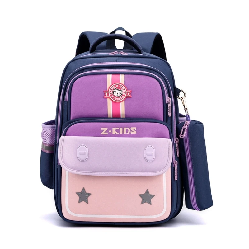 

Lightweight Primary School Backpack for Girls Laptop Backpack Children School Bag Large Bookbags with Pencil Bag