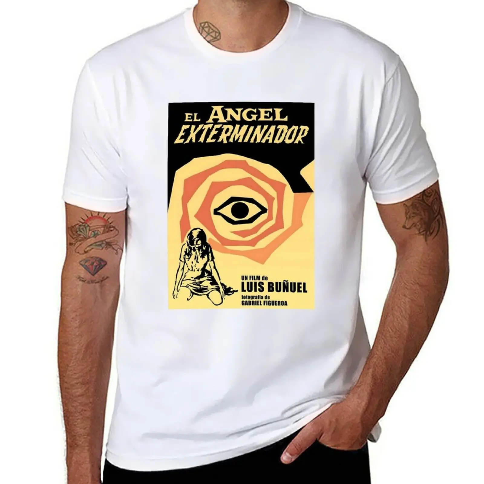 

El Angel Exterminador - The Exterminating Angel T-Shirt t shirt man cotton t shirts for man slim fit T-Shirt