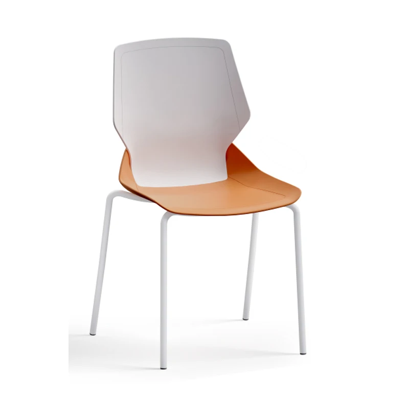 Plastic School Chair Meeting Training Chair Table Board School Furniture Staff Class Office Chair with Writing Board