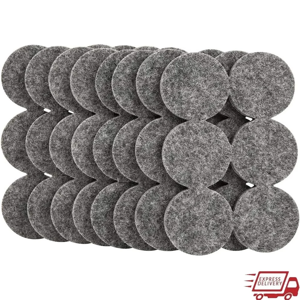 

Heavy Duty Self Stick Felt Furniture Pads 1 1/2 Inch Round 96 Pack Floor Protection Reduce Scratching Noise Easy Application