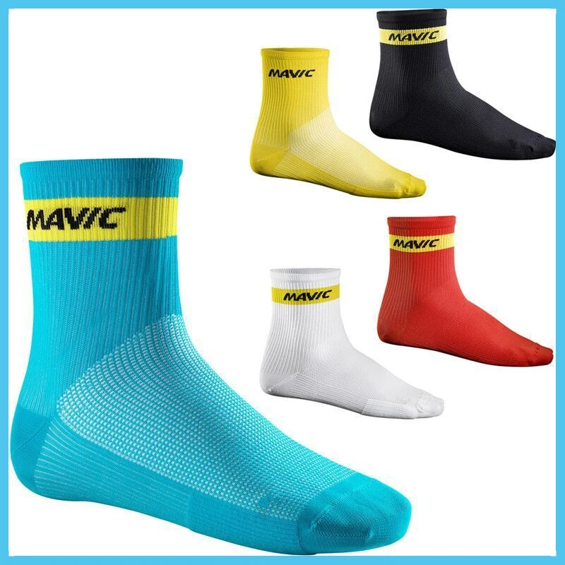 

New compression sports outdoor cycling socks Men's women's breathable socks Long tube Road MTB bicycle socks