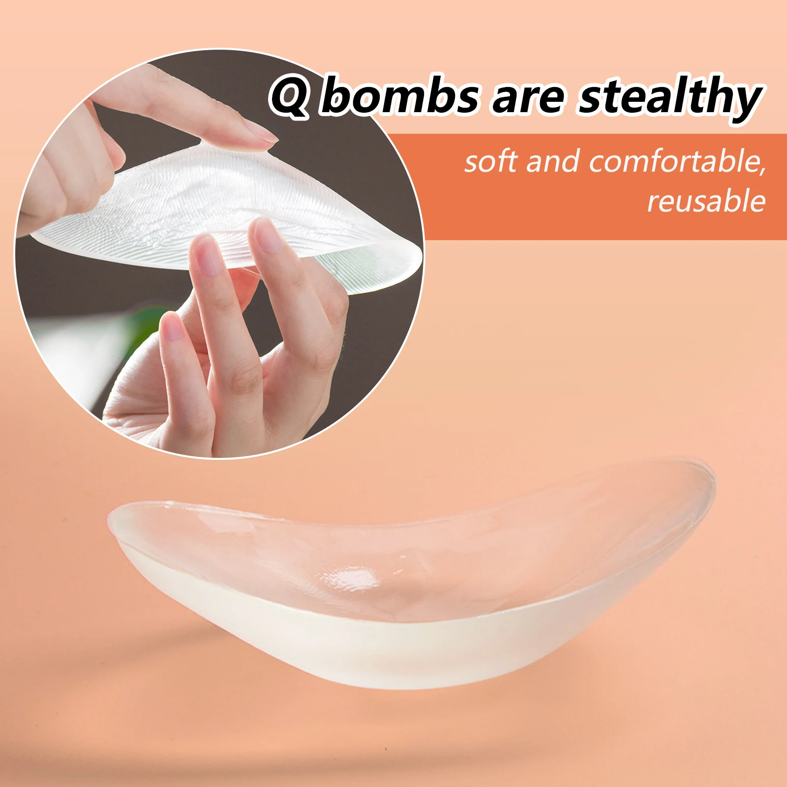 Invisible Shoulder Pads Silicone Anti-Slide Reusable Enhancer Women Men