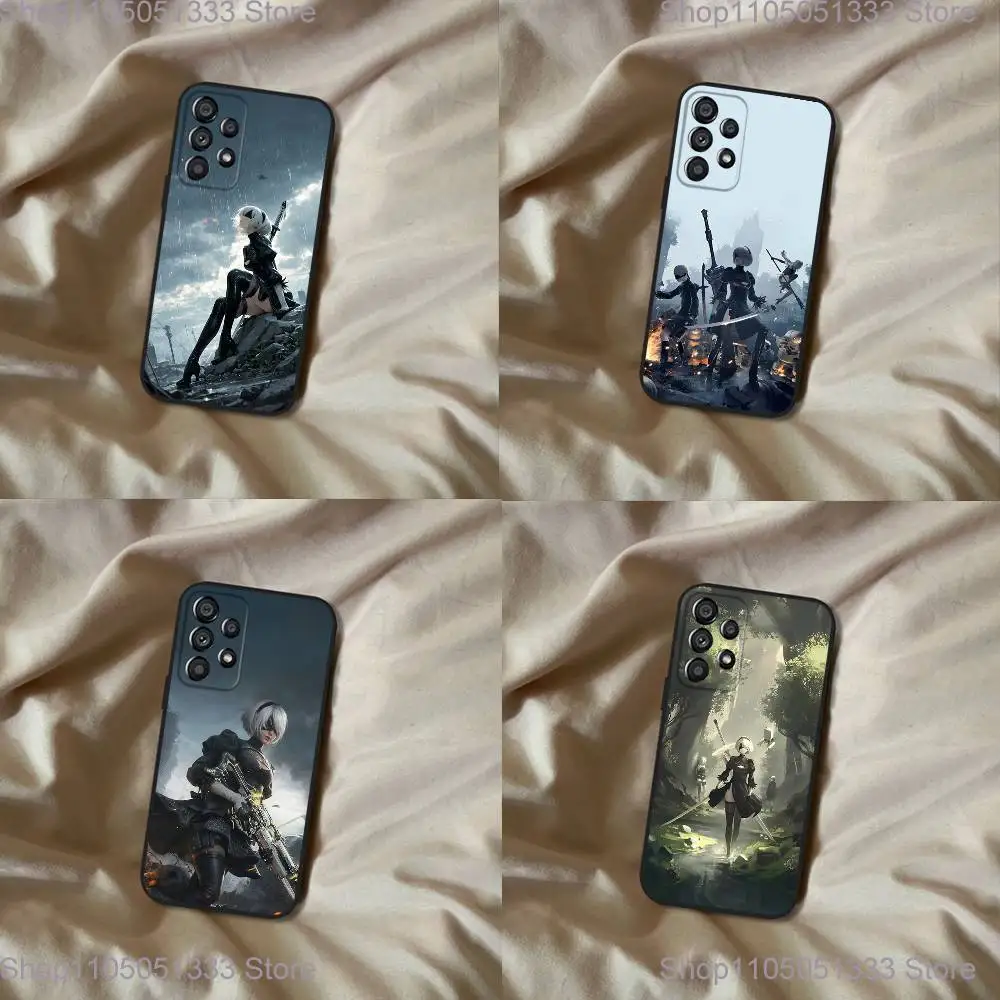 

Game Nier Automata Phone Case For Samsung Galaxy A20,A21s,A22,A31,A32,A52,A53,A72,73,A80 Soft Black Cover