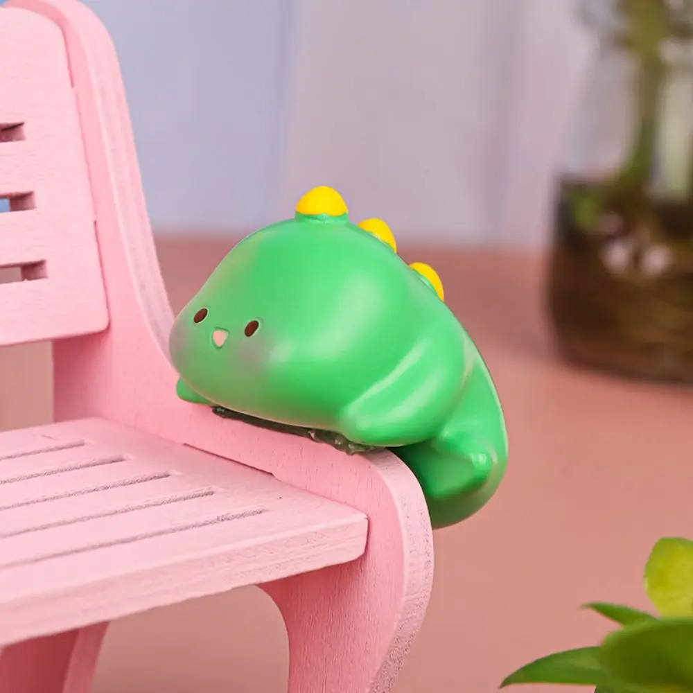 Panda cerdo Monitor de ordenador decoración pantallas de TV miniaturas pequeños adornos de animales borde de mesa figuras de consola central de resina