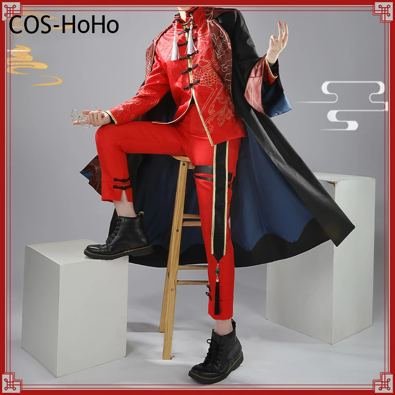 COS-HoHo Vtuber Nijisanji ROF-MAO Fuwa Minato Four Gods Theme New Clothes Game Suit Cosplay Costume Halloween Party Outfit