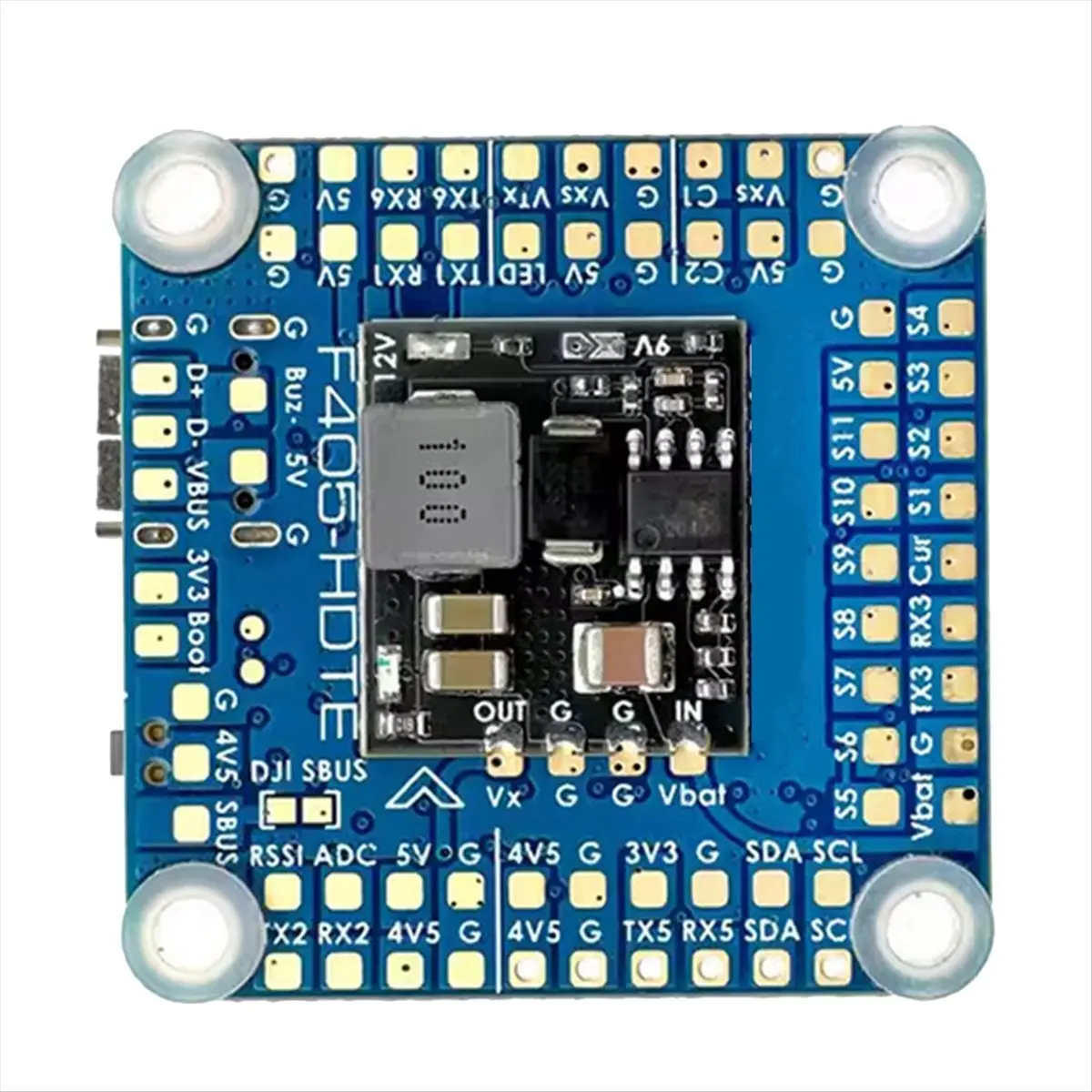 ABGN For F405-HDTE Dual BEC Baro OSD 3-12S LIPO F4 Flight Controller for RC Airplane FPV Freestyle Drones