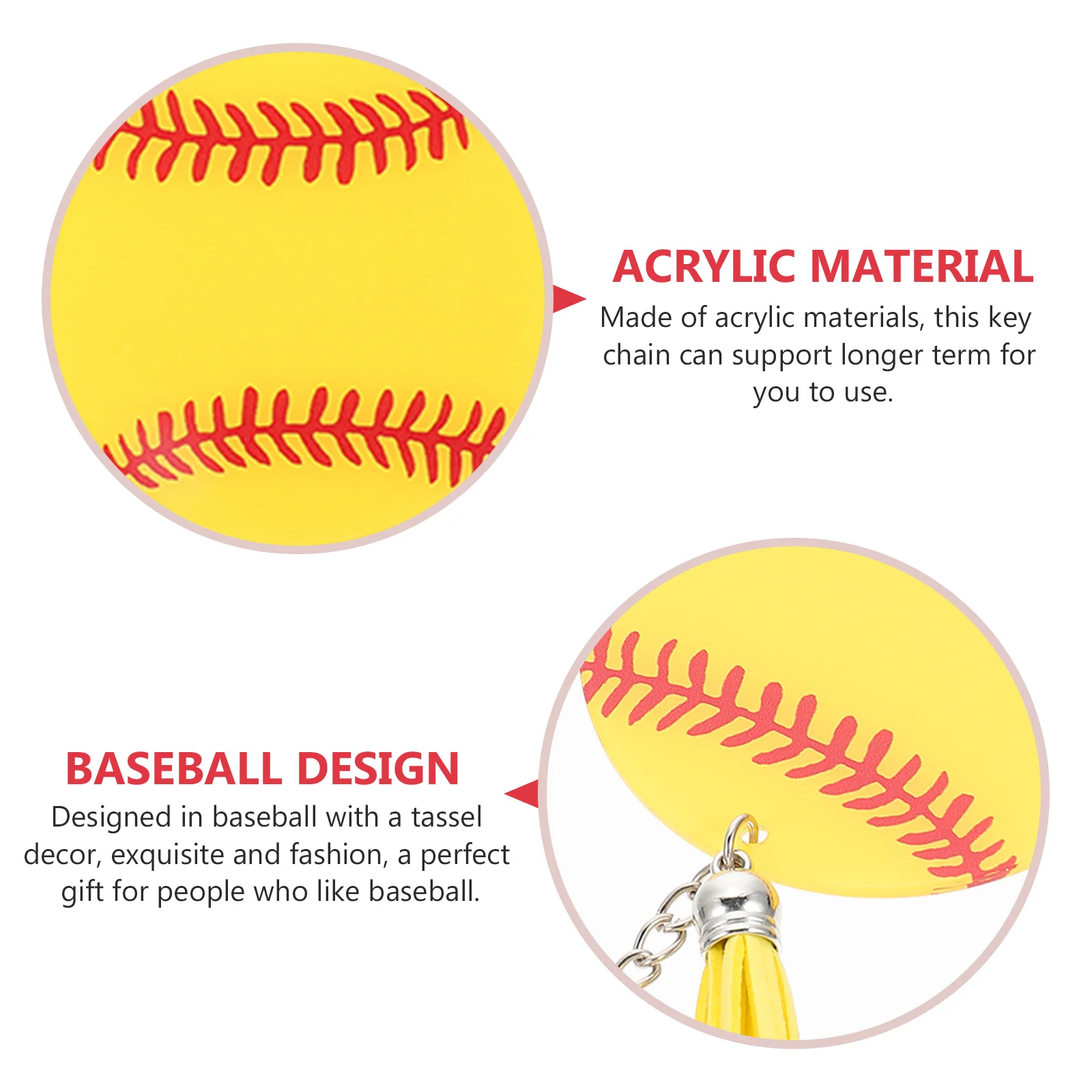 

12 set Keychain Acrylic Key Ring Bag Pendant Sports Ball Decor For Men Key Hanging Decors Women Kids Party Favors Gift