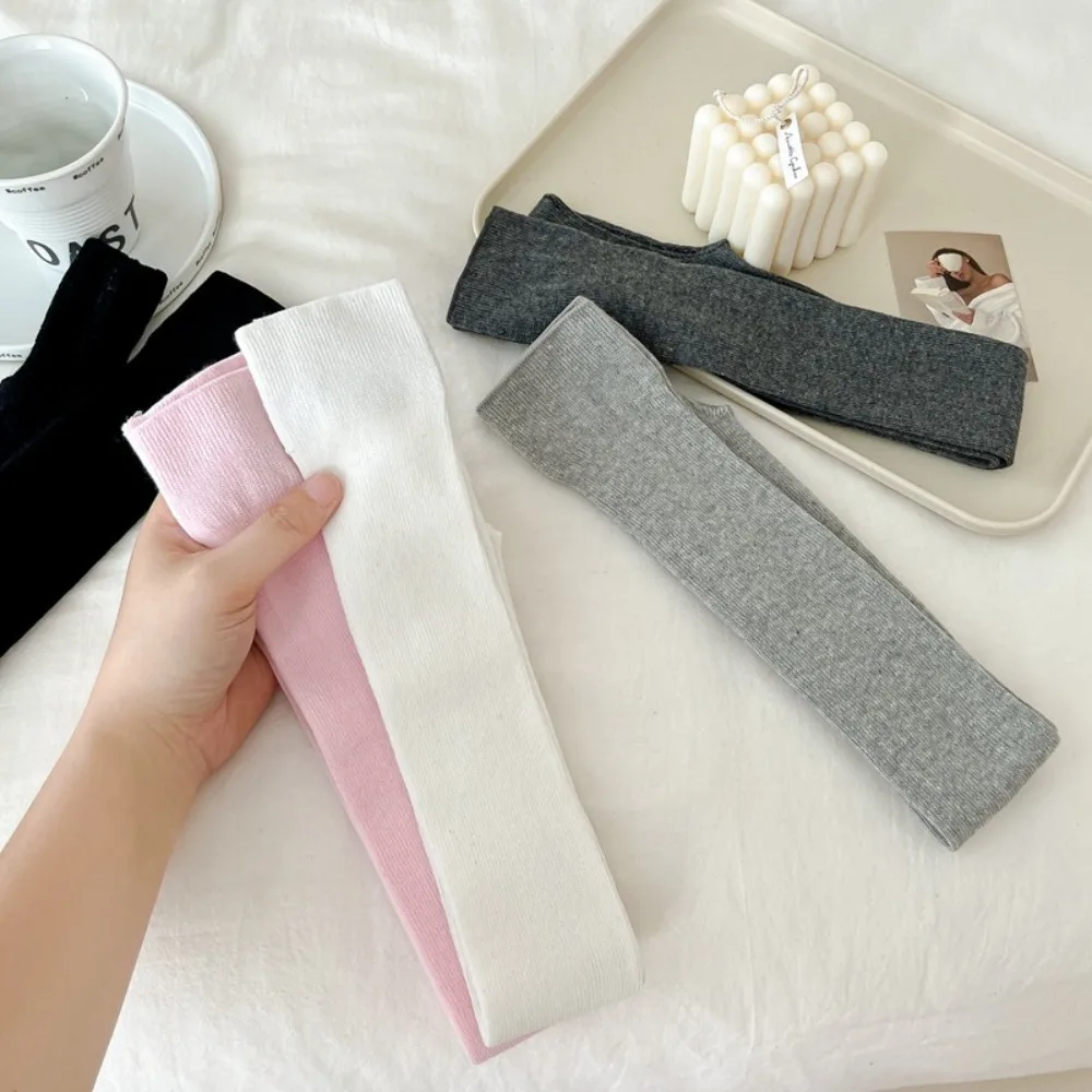 

1Pair Over Knee-High Women Stockings New Fashion Cotton Long Knee Sock Thin Breathable Solid Color Long Knee High Socks 5Colors
