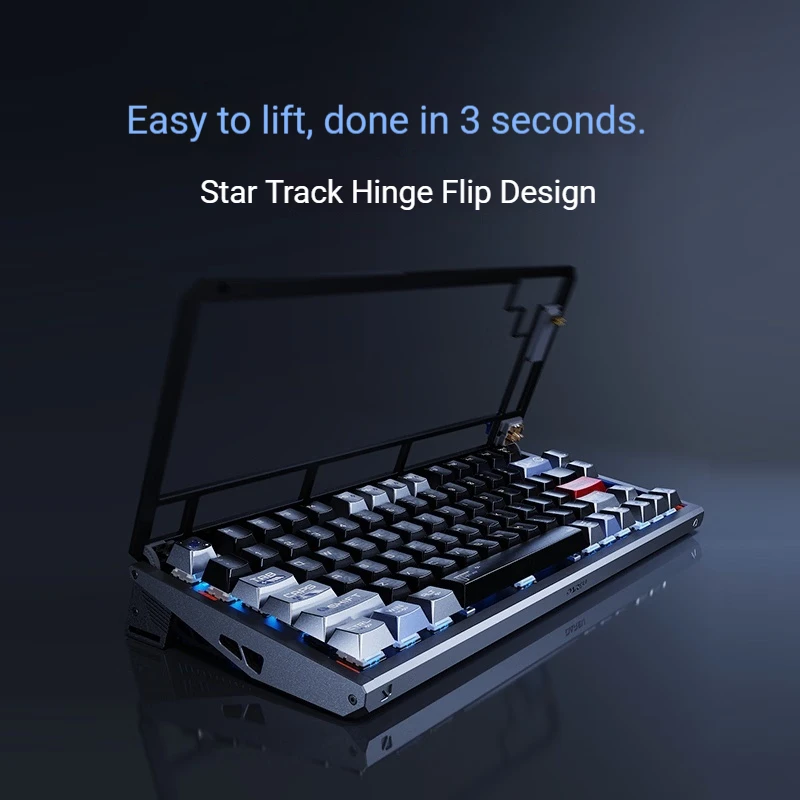 Dareu Ultra75 Wireless Magnetic Gaming Keyboard Aluminum Alloy Gasket Quick-Release Structure Dual 8k 8000mAh