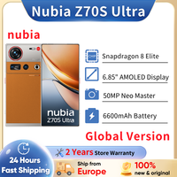 Nubia Z70S Ultra Smartphone 5G 2025 Newest Snapdragon 8 Elite 6.85 ''144Hz Amoled Screen 64Mp Camera 6600Mah Battery Nfc Mobile