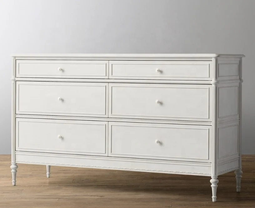 أثاث غرفة المعيشة الحديثة الأمريكية الخشب الصلب الفرنسية المعاصرة واسعة خزانة وسقف #2