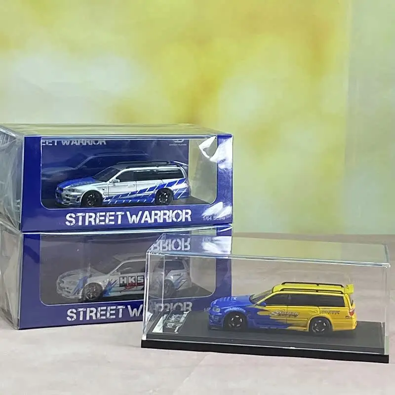 SW دييكاست 1/64 مقياس نيسان ستاجيا R34 GT-R عربة نموذج سيارة سبيكة نيسان ستاجيا R34 GT-R نموذج سيارة هدية مجموعة حلية
