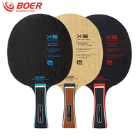 BOER X3 X5 X6 Table Tennis Racket Blade Short Long Handle ITTF Approved Ping Pong Paddle For Training Competition Outdoor Sports