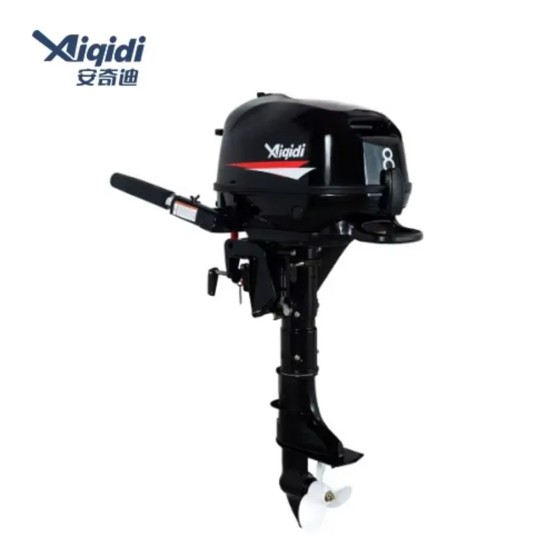 Motor Fueraborda 8HP Motor Marino Aiqidi Refrigerado Por Agua Motor Fueraborda Portatil 4 Tiempos 8HP F8