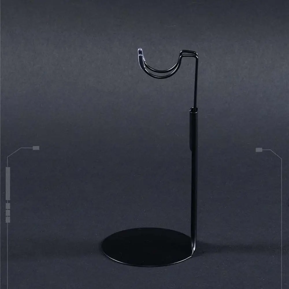 U-Shape Display Stand Adjustable 1/6 Scale Bracket Support Black White Figure Organizer Figure Models Stand Accessories