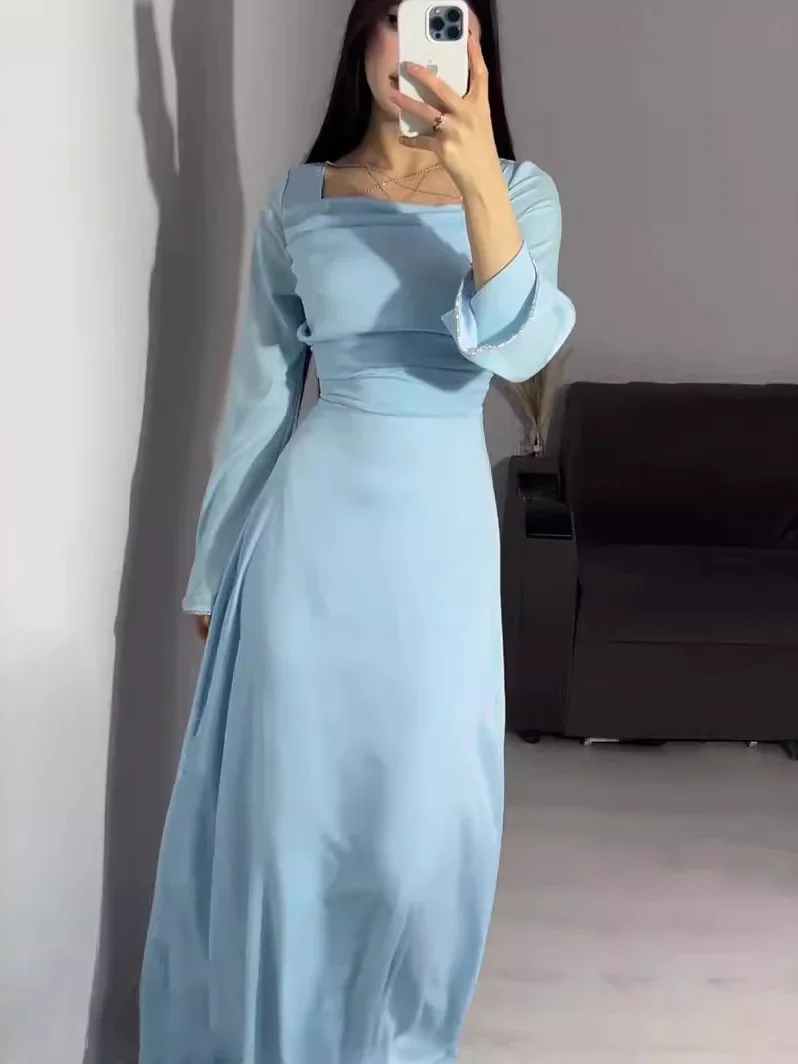 Vestido de fiesta para mujer, Abayas, caftán islámico, Eid, Abaya musulmana árabe, bata larga, Jalabiya Ramadán, Marruecos