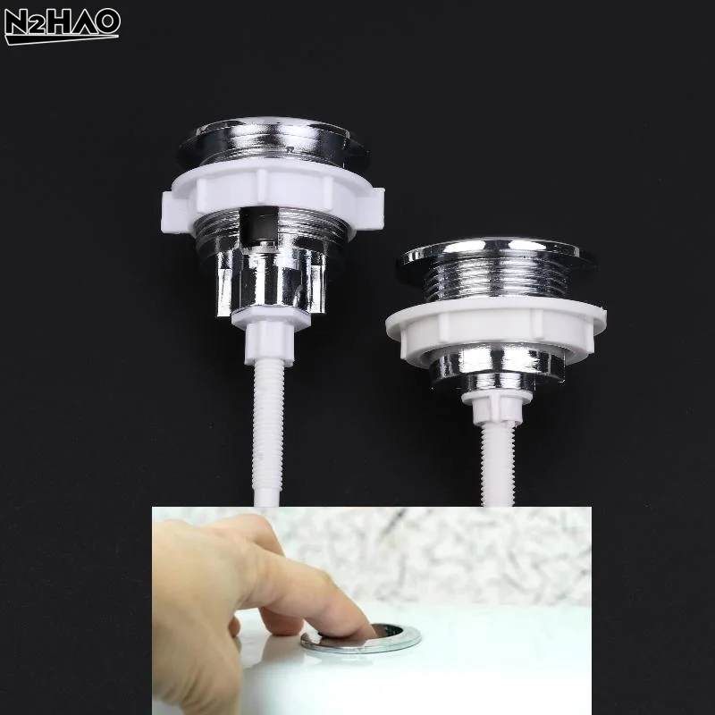 Toilet Tank Button Toilet Tank Push Button For Home Toilet Seat Corrosion-resistant Single Button Toilet Water Tank Accessories