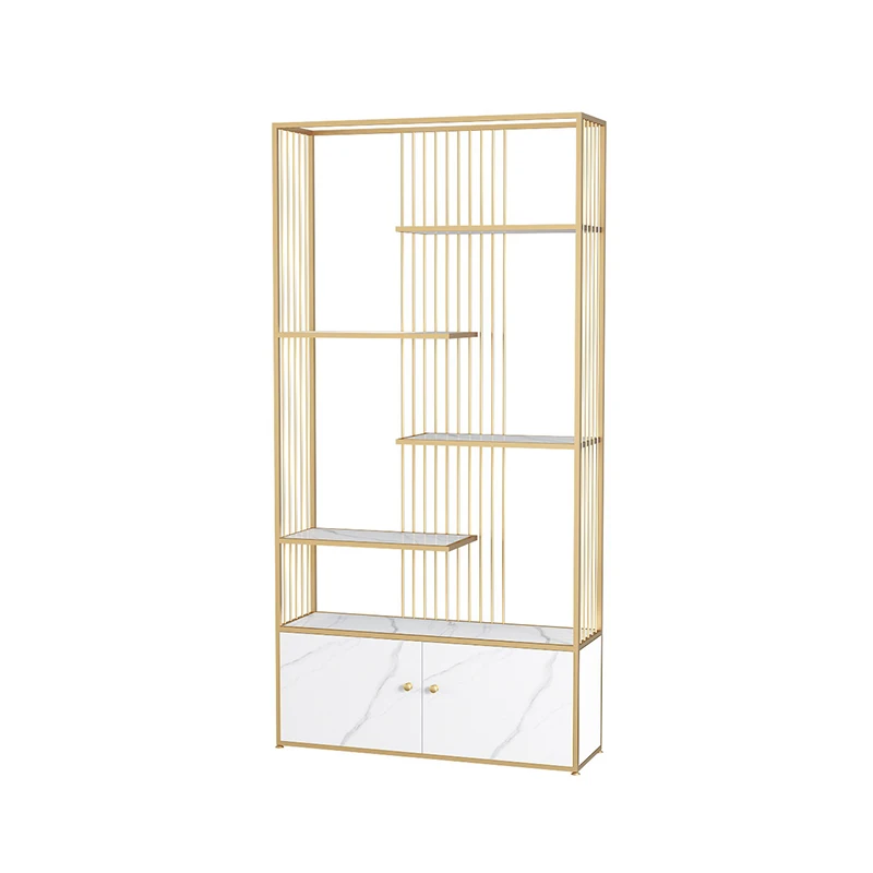 

Nordic Shelf Partition Bookshelf Floor Light Luxury Multi-layer Storage Rack Office Display