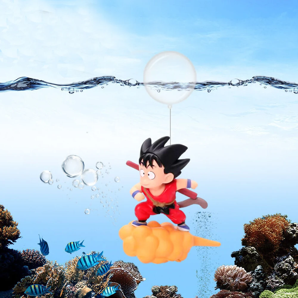 Aquarium Fish Japan - ดราก้อนบอล ซุนโกคู ของตกแต่งตู้ปลาแบบแขวน รูปทรงเมฆ ของตกแต่งตู้ปลา ตัวละครอนิเมะ