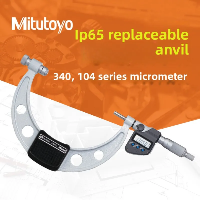 

Japan Mitutoyo High Precision Interchangeable Anvil Digital Micrometer 340-251 104-136