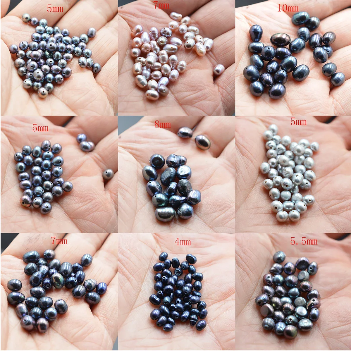 25pcs Real Natural Pearls Beads Freshwater Pearl Bead Baroque Loose Perles For DIY Craft Bracelet Necklace Jewelry Making