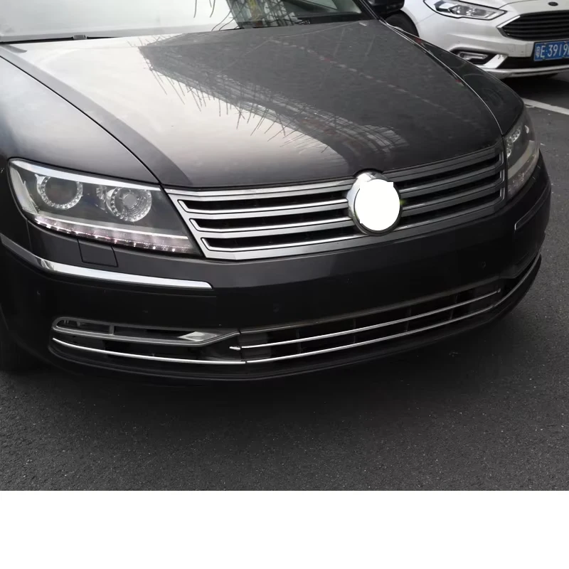 For Volkswagen Phaeton front grille lower grid stainless steel decoration bright strip modification dedicated