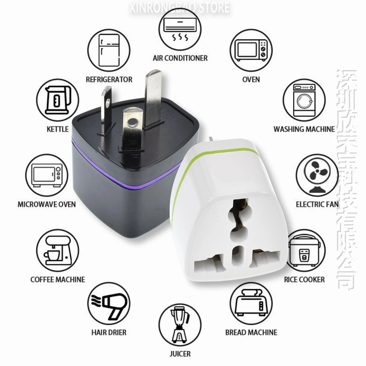 EU US UK To AU Power Plug Adapters Australia New Zealand Argentina Travel Adapter Electrical Plug Converter AC 250V Wall Socket