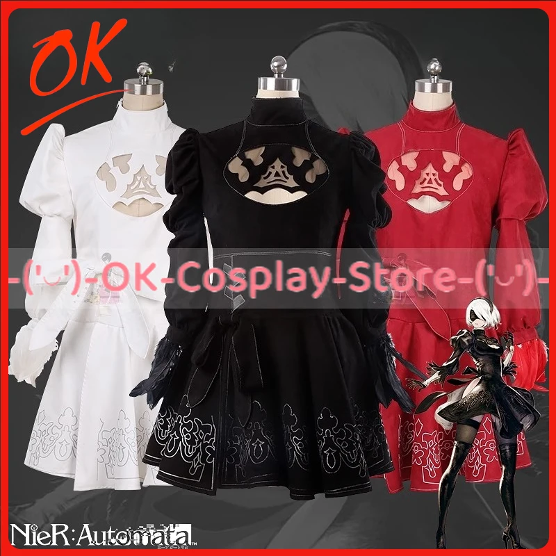

[Customized] NieR: Automata 2B YoRHa No.2 Type B Cosplay Costume Game Roleplay Outfit Carnival Uniform for Men Women Suits
