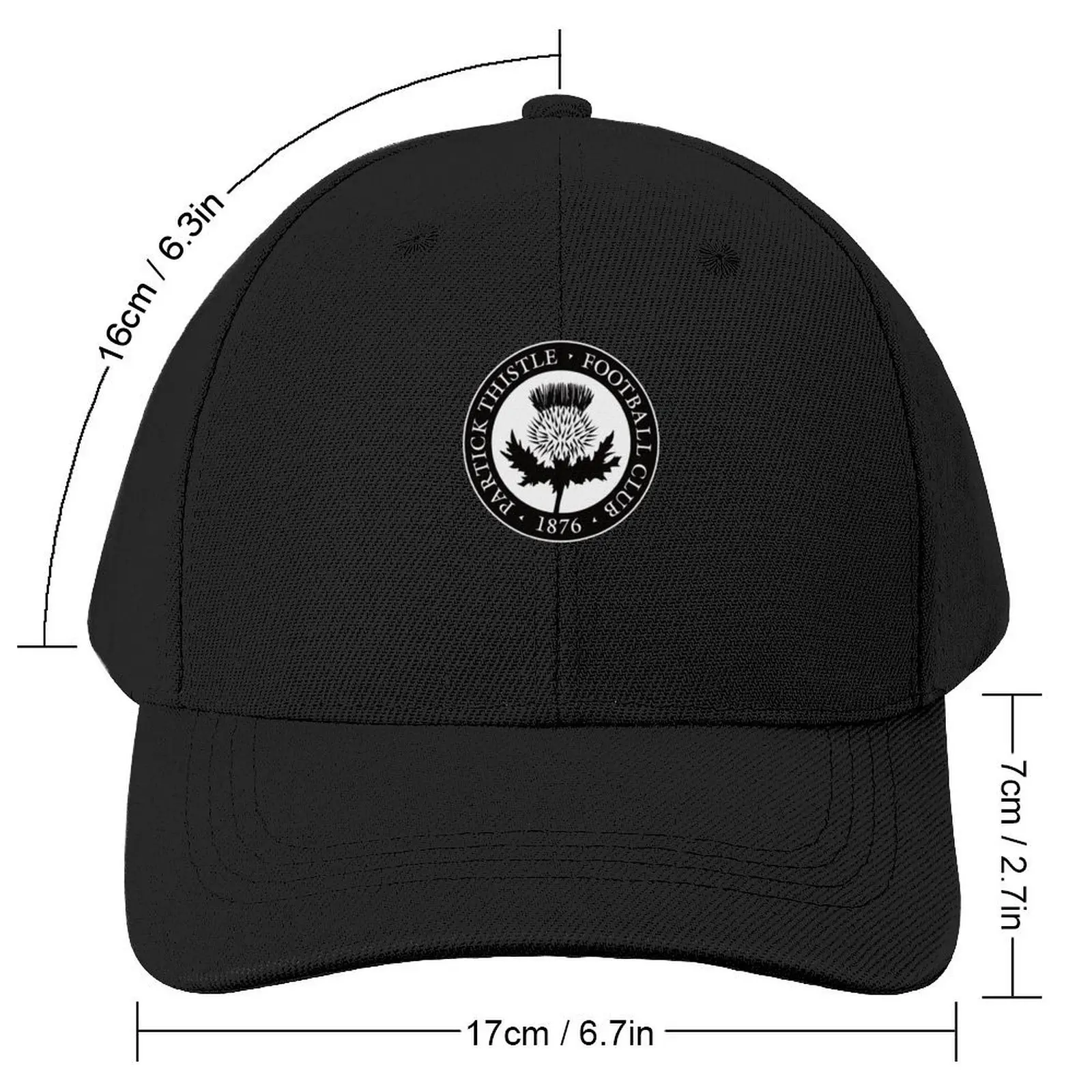 Partick thistle scottish football sports fans Baseball Cap Visor Icon Christmas Hat Golf Women Men's