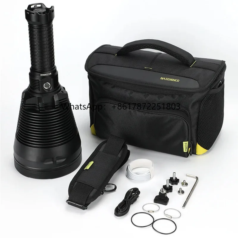 

MATEMINCO MT-90MAX SBT90.2 3098M Ultra Throw 7000lm Powerful LED Flashlight 42000mAH 46120 Battery Super Bright Aluminum