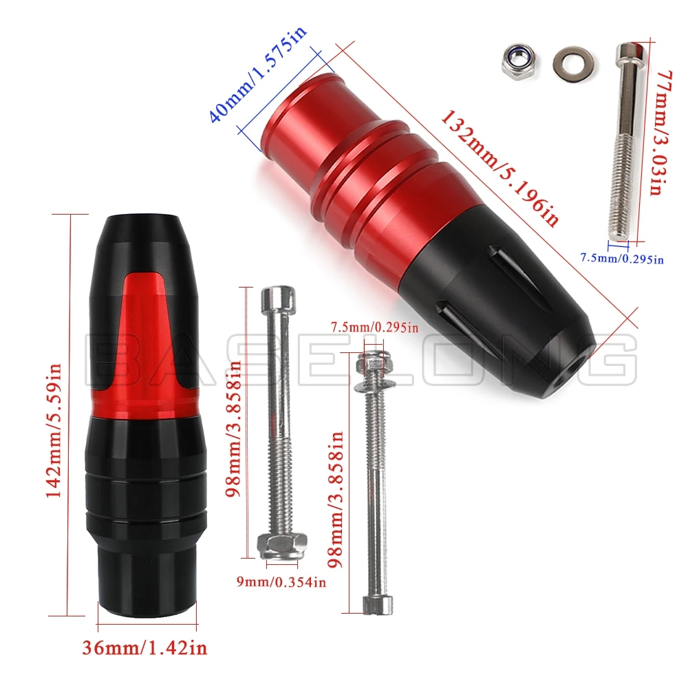 For KAWASAKI W800 W800SE W800 SE Falling Protection Frame Exhaust Slider Faring Guard Crash Protector 2012 2013 2014 2015 2016