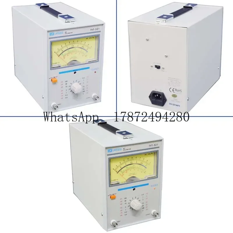 

Tvt-321 Single-Pin Single-Channel Millivoltmeter/voltage Regulation Test/10M Input Impedance