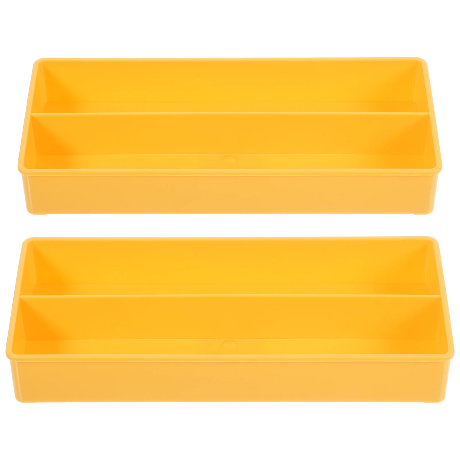 

2pcs Coin Organizer Storage Box Sturdy Plastic Container Case PP Material For Money Collection Supermarket Use