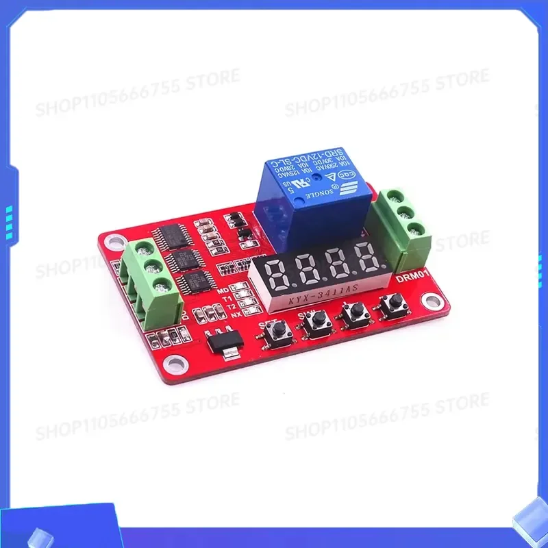 for FRM01 Multifunction Relay Loop Delay Cycle Timer Switch Self-Locking Timing Relay Module DC 5V 12V 24V 1 Channel